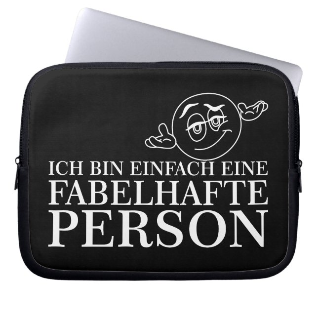Housse Pour Ordinateur Portable Je suis simplement une personne fabuleuse ! (Devant)
