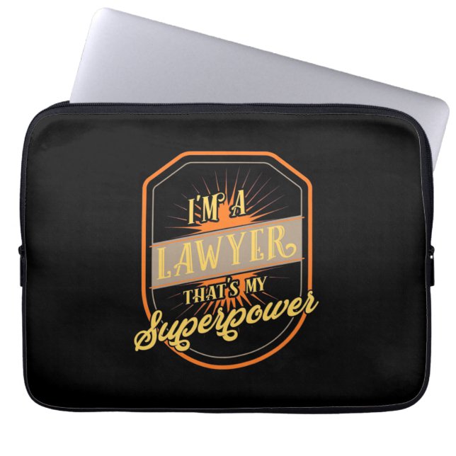 Housse Pour Ordinateur Portable Je Suis Un Avocat (Devant)