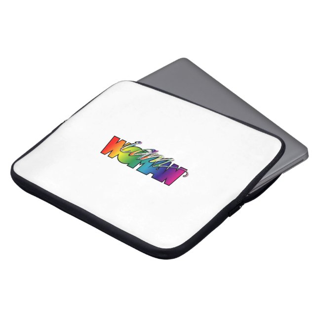 Housse Pour Ordinateur Portable je suis une femme (Devant haut)