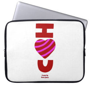 Housse Pour Ordinateur Portable Je T'Aime Manche Ordinateur Portable En Néoprène