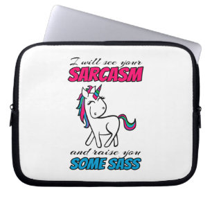 Housse Pour Ordinateur Portable Je Vais Ton Sarcasme Et Je Te Lèverai Un Sass