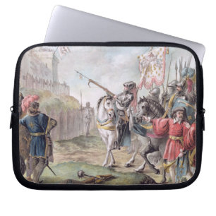 Housse Pour Ordinateur Portable Jeanne d'Arc (1412-31) commande l'anglais pour