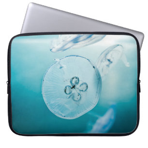 HOUSSE POUR ORDINATEUR PORTABLE JELLYFISHES SOUS L'EAU