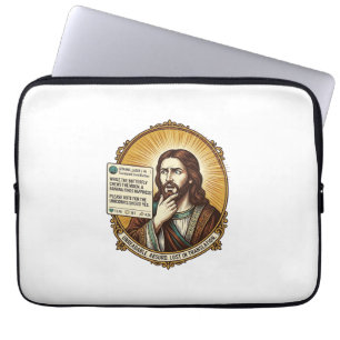 Housse Pour Ordinateur Portable Jésus Confus Échec de la Traduction Automatique de
