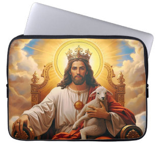 Housse Pour Ordinateur Portable Jésus dans le Royaume des Cieux Électronique/Sac p