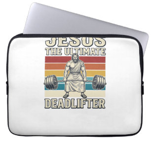 Housse Pour Ordinateur Portable Jésus Le Levreur De Poids Ultime Design Vectoriel