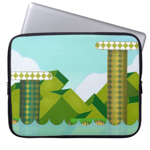 Housse Pour Ordinateur Portable Jeu de plateforme rétro