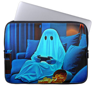 Housse Pour Ordinateur Portable Jeu Ghost Soirée Cosy En Design