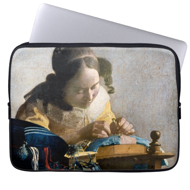 Housse Pour Ordinateur Portable Johannes Vermeer - Le Lacemaker (Devant)