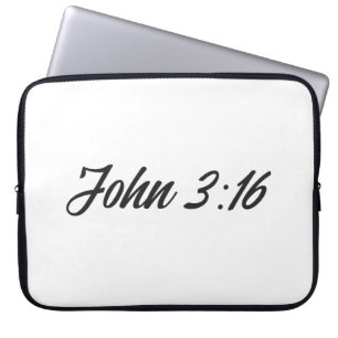 Housse Pour Ordinateur Portable John 3:16