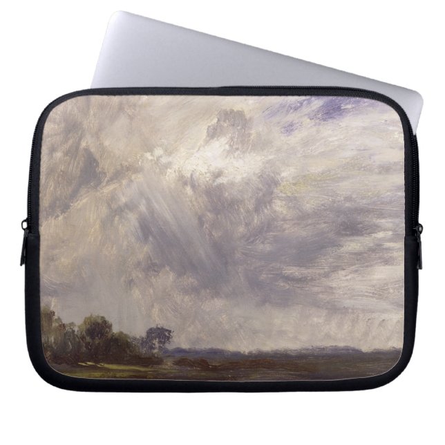 Housse Pour Ordinateur Portable John Constable| Paysage avec ciel venteux gris, c. (Devant)