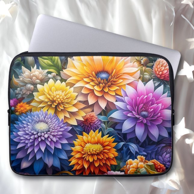 Housse Pour Ordinateur Portable Joli Floral Ai Art (Créateur téléchargé)