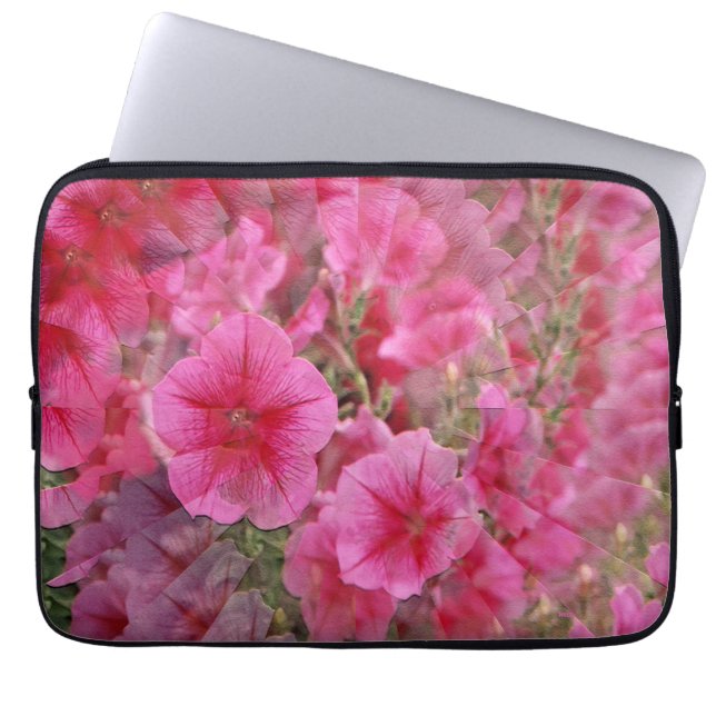 Housse Pour Ordinateur Portable Joli Petunias...... (Devant)