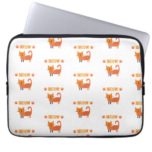Housse Pour Ordinateur Portable jolie chatte coloré look super sur les manches d'o