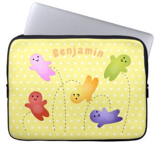 Housse Pour Ordinateur Portable Jolie gelée bébés bonbons bonbons dessin animé