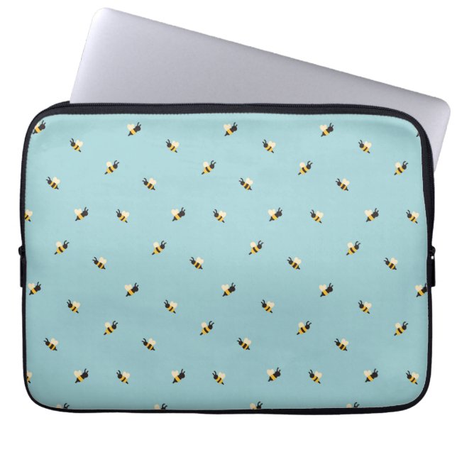 Housse Pour Ordinateur Portable  jolies abeilles (Devant)