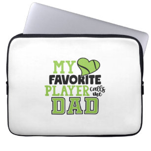 Housse Pour Ordinateur Portable Joueur de tennis Mon Joueur Favori M'Appelle Pap