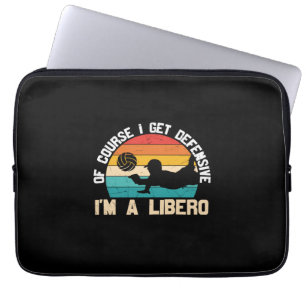 Housse Pour Ordinateur Portable Joueur de volley-ball Je Suis Un Libero