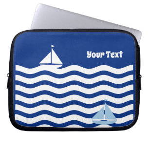 Housse Pour Ordinateur Portable Jour des bateaux à voile