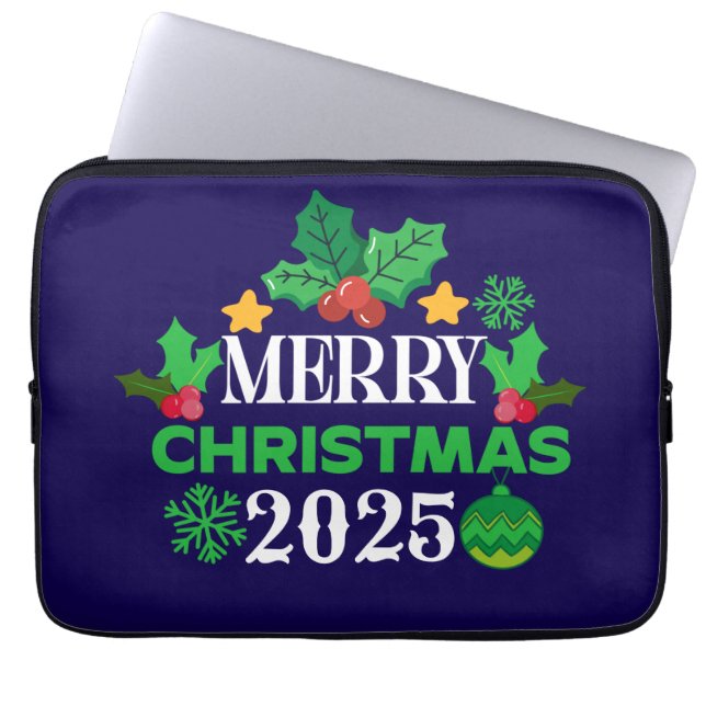 Housse Pour Ordinateur Portable Joyeux Noël 2025-86303 (Devant)