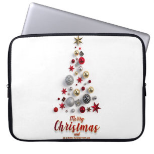 Housse Pour Ordinateur Portable Joyeux Noël et saison d'hiver