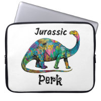 Jurassic Perk Dinosaure Coloré Blanc