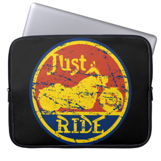 Housse Pour Ordinateur Portable Just Ride Motorcycles Red Blue and Yellow