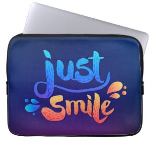 Housse Pour Ordinateur Portable Juste sourire