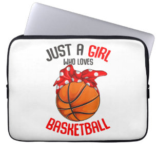 Housse Pour Ordinateur Portable Juste une fille qui aime la fille de basket-ball