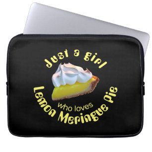 Housse Pour Ordinateur Portable Juste une fille qui aime la tarte meringue au citr