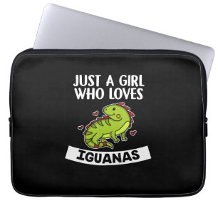 Housse Pour Ordinateur Portable Juste Une Fille Qui Aime Les Iguanas Cute Lizard I