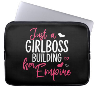 Housse Pour Ordinateur Portable Juste une patronne qui construit son empire femmes