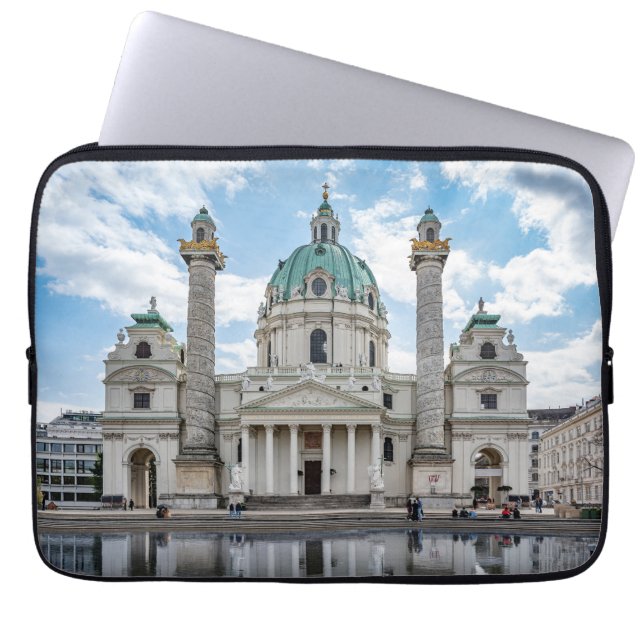 Housse Pour Ordinateur Portable Karlskirche à Vienne, Autriche (Devant)