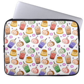 Housse Pour Ordinateur Portable Kawaii Boba Tea Motif