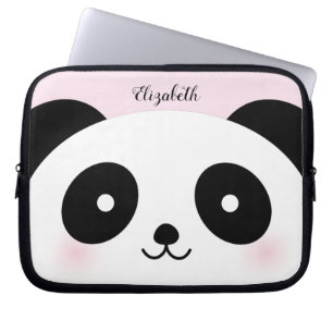 Housse Pour Ordinateur Portable Kawaii Cute Cartographie Panda Ours Personnalisé N