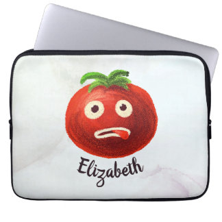 Housse Pour Ordinateur Portable Kawaii Tomato Cute Funny Cartoon Nom végétal iP