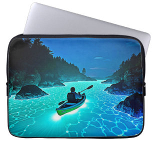 Housse Pour Ordinateur Portable Kayak dans la conception de l'eau brillante