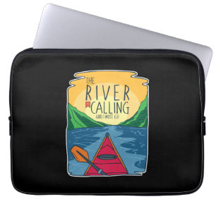 Housse Pour Ordinateur Portable Kayak - River Appelle Et Je Dois Y Aller
