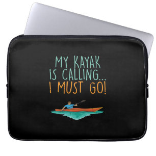 Housse Pour Ordinateur Portable Kayaking Kayak cadeau