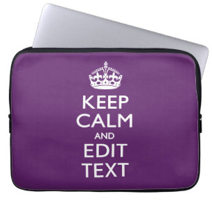 Housse Pour Ordinateur Portable KEEP CALM PERSONNALISÉ ET Éditer du texte sur viol