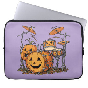 Housse Pour Ordinateur Portable Kit de batterie citrouille d'Halloween