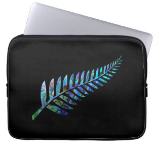 HOUSSE POUR ORDINATEUR PORTABLE KIWI NOUVELLE-ZÉLANDE FOUGÈRE PAUA