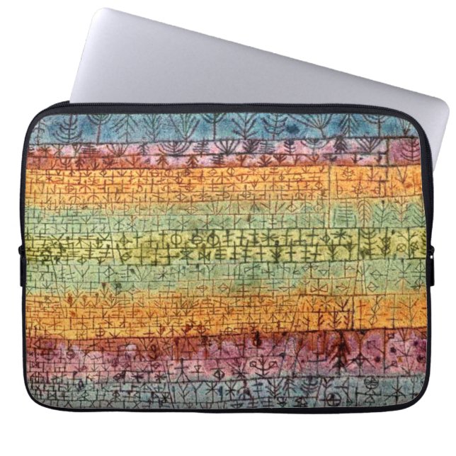 Housse Pour Ordinateur Portable Klee - Pépinière d'arbres (Devant)