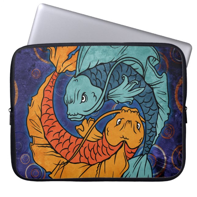 Housse Pour Ordinateur Portable Koi Fish (Devant)