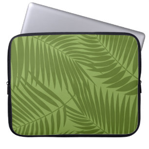Housse Pour Ordinateur Portable Kona Palms Hawaiian Leaf Tropical