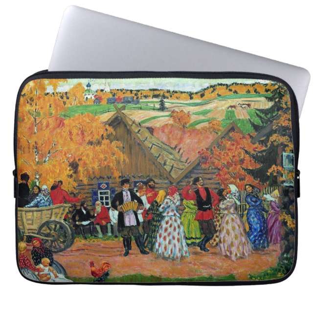 Housse Pour Ordinateur Portable Kustodiev - Fête de village, (Devant)