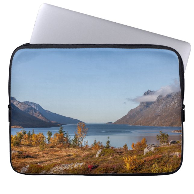 Housse Pour Ordinateur Portable Kvaloya Island Norvège (Devant)