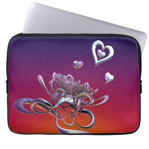 Housse Pour Ordinateur Portable La beauté des coeurs - Manche pour ordinateur port