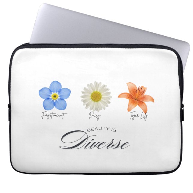 Housse Pour Ordinateur Portable La beauté est diversifiée (Devant)