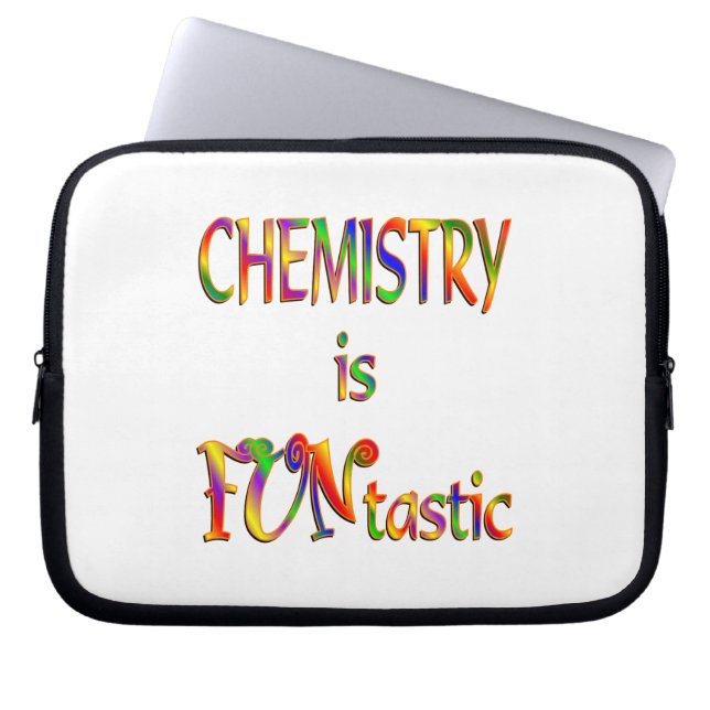 Housse Pour Ordinateur Portable La chimie est FUNtastic (Devant)